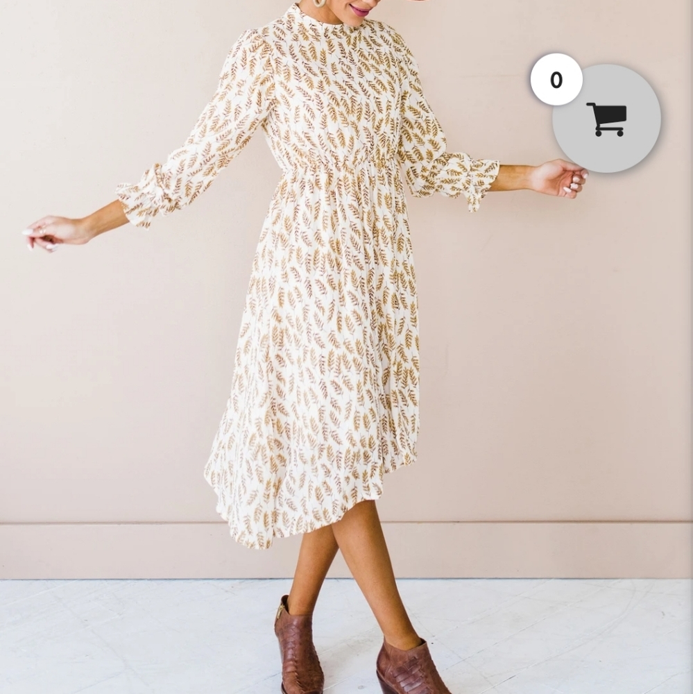 Saving Paige/FEHRNVI Joey dress in Cream
